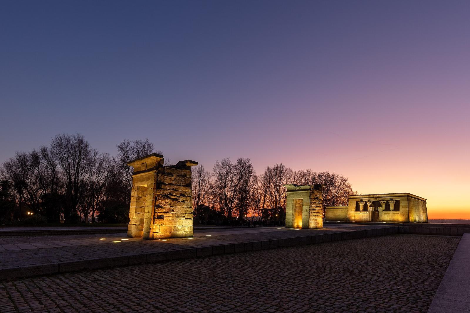 Templo de Debod Madrid: templo egipcio y atardeceres