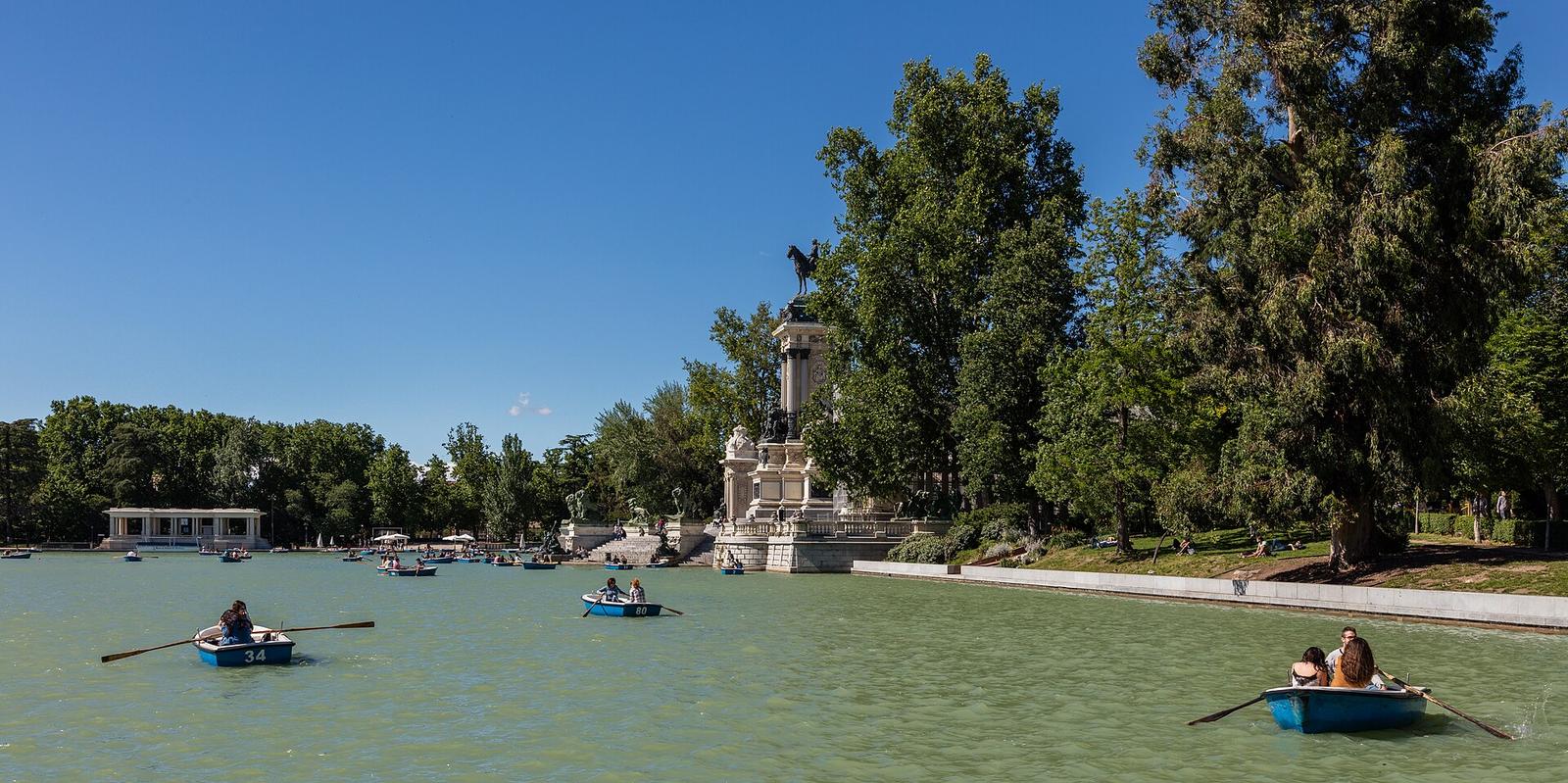 Autumn in Retiro Park Madrid